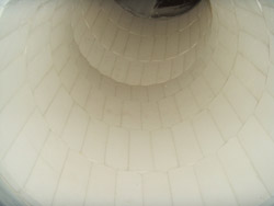 耐磨陶瓷襯板施工后 耐磨陶瓷襯板施工后